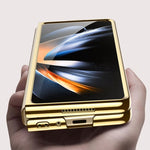 Custodia per telefono con copertura completa galvanica GKK Phantom, For Samsung Galaxy Z Fold4
