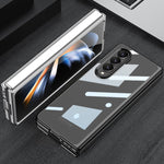 Custodia per telefono con copertura completa galvanica GKK Phantom, For Samsung Galaxy Z Fold4