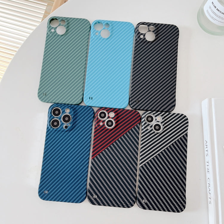 Custodia per telefono per PC con trama in fibra di carbonio, For iPhone 11 Pro Max, For iPhone 12, For iPhone 12 Pro, For iPhone 12 Pro Max
