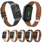 Cinturino per orologio con montatura in metallo in pelle a vita piccola, For Xiaomi Mi Band 7 Pro