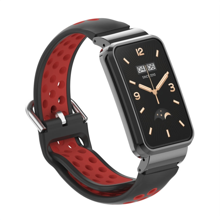 Cinturino per orologio con struttura in metallo siliconato, For Xiaomi Mi Band 7 Pro