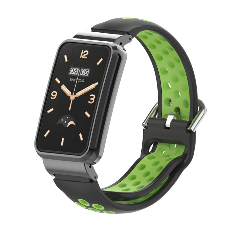 Cinturino per orologio con struttura in metallo siliconato, For Xiaomi Mi Band 7 Pro