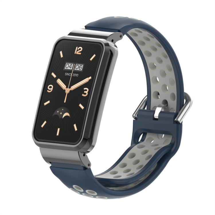 Cinturino per orologio con struttura in metallo siliconato, For Xiaomi Mi Band 7 Pro