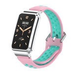 Cinturino per orologio con struttura in metallo siliconato, For Xiaomi Mi Band 7 Pro
