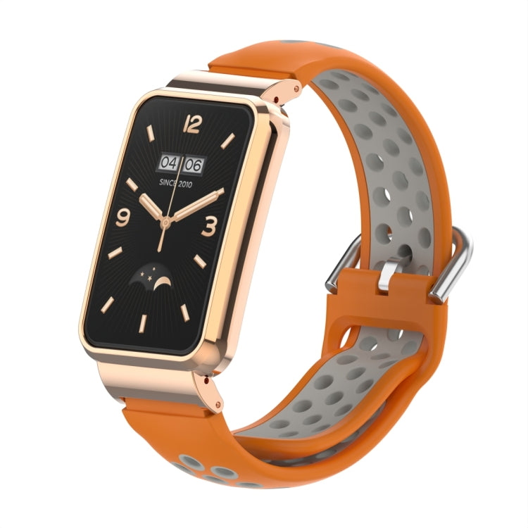 Cinturino per orologio con struttura in metallo siliconato, For Xiaomi Mi Band 7 Pro