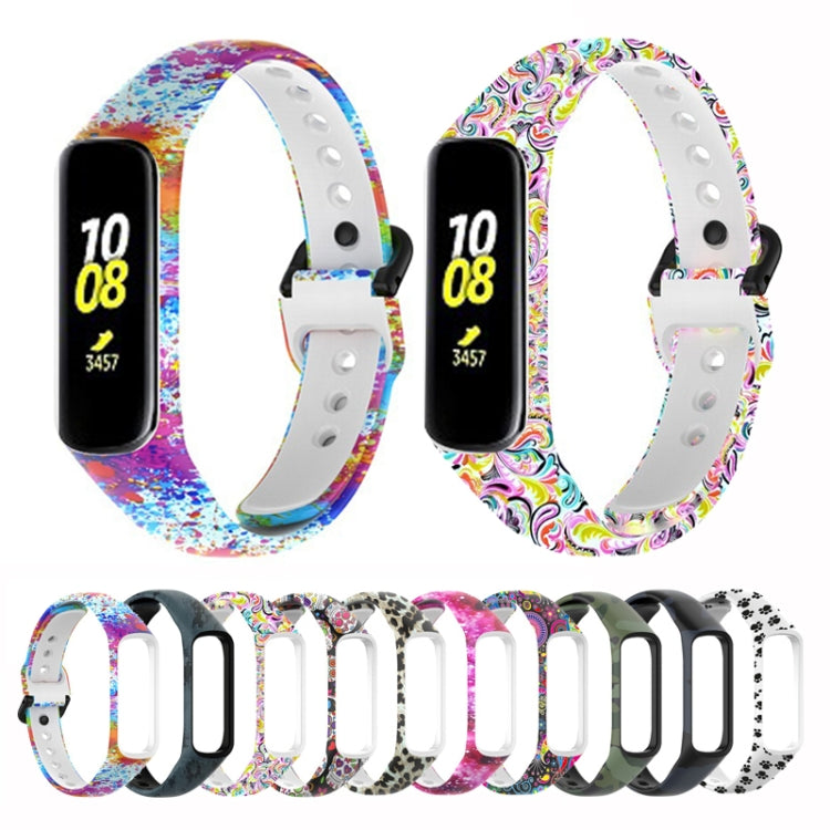 Cinturino per orologio con stampa in silicone SM-R220, For Samsung Galaxy Fit 2