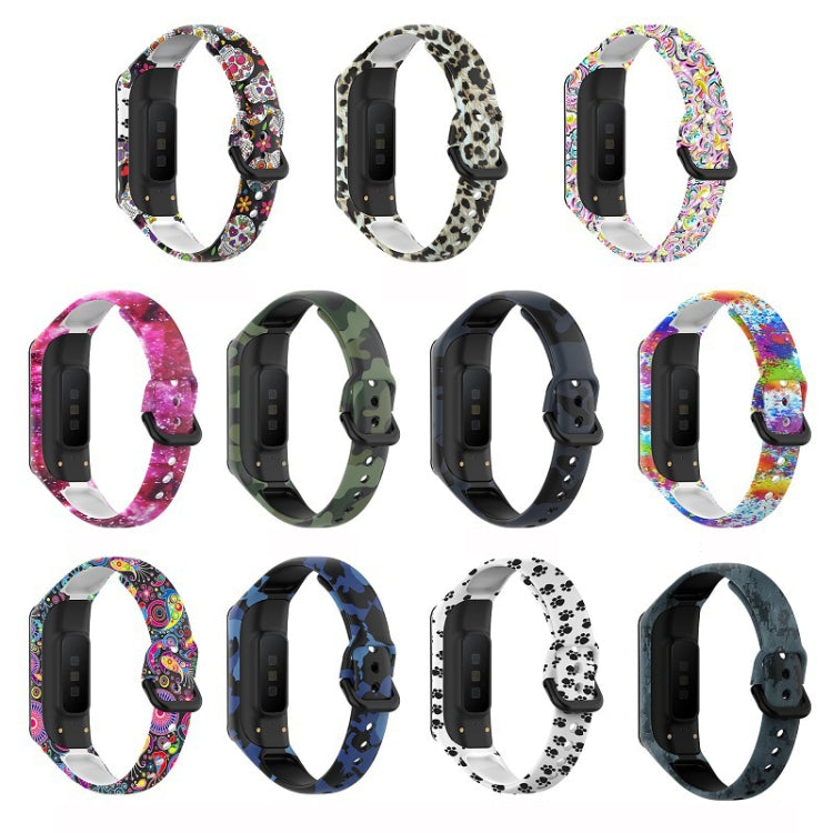 Cinturino per orologio con stampa in silicone SM-R220, For Samsung Galaxy Fit 2