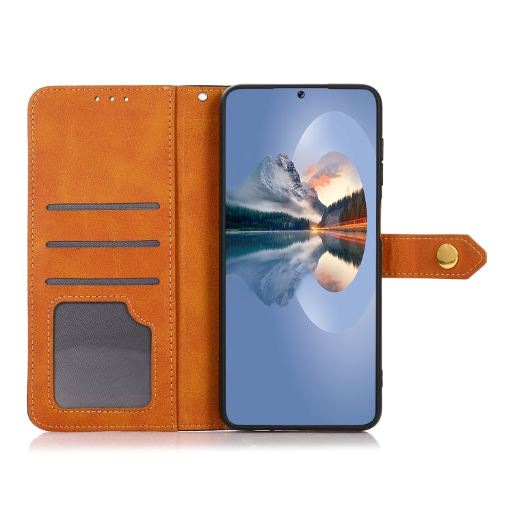 KHAZNEH Custodia per cellulare in pelle bovina bicolore, For OnePlus Ace Pro / 10T