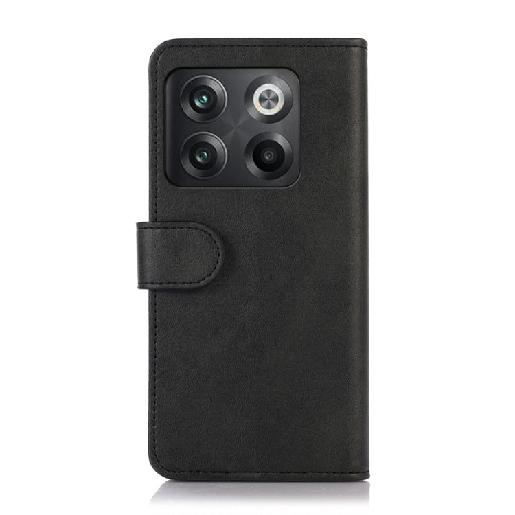Custodia per telefono in pelle con trama di mucca, For OnePlus Ace Pro / 10T