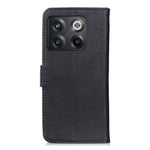 KHAZNEH Custodia per telefono in pelle con trama in pelle bovina, For OnePlus Ace Pro / 10T
