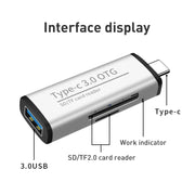 Lettore di schede OTG multifunzionale femmina USB 3.0 ADS-103, ADS-103