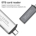 Lettore di schede OTG multifunzionale femmina USB 3.0 ADS-103, ADS-103