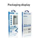 Lettore di schede OTG multifunzionale femmina USB 3.0 ADS-103, ADS-103