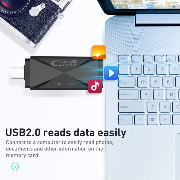 Lettore schede multifunzione USB Type-C 8 pin