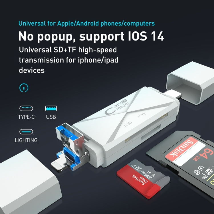 Lettore schede multifunzione USB Type-C 8 pin