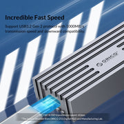 Custodia SSD ORICO M.2 NGFF