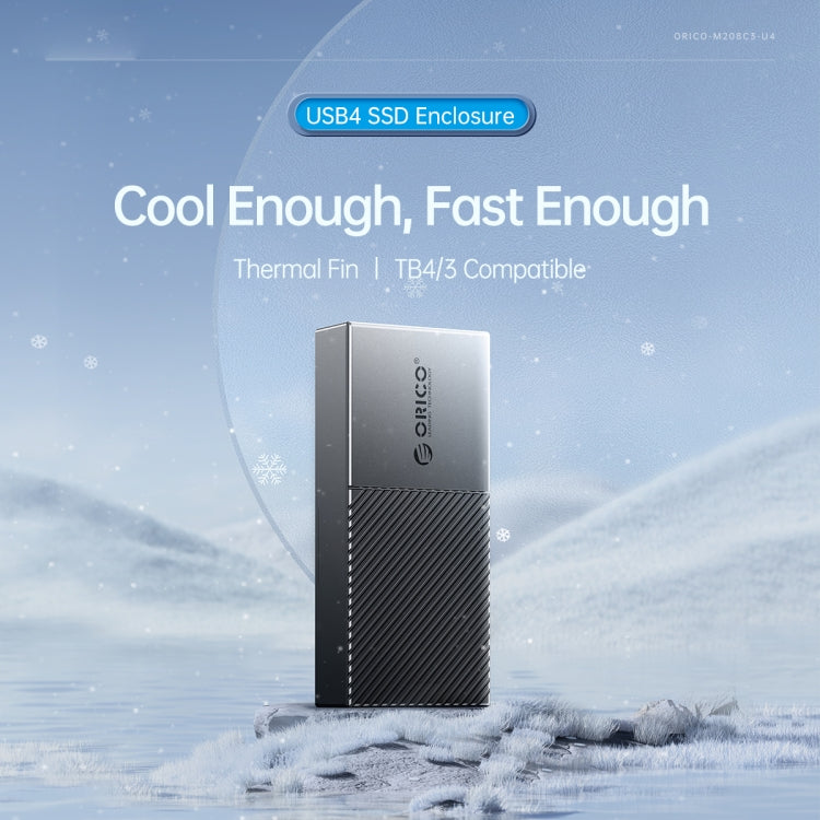 Custodia SSD ORICO 20Gbps USB3.2 Gen2x2 Type-C M.2 NVMe