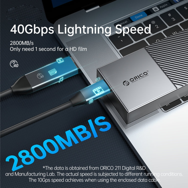 Custodia SSD ORICO 20Gbps USB3.2 Gen2x2 Type-C M.2 NVMe