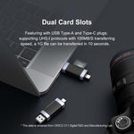 Lettore di schede a lettura singola USB-A3.0 a doppia porta TF/SD ORICO CS2D-A3, CS2D-A3