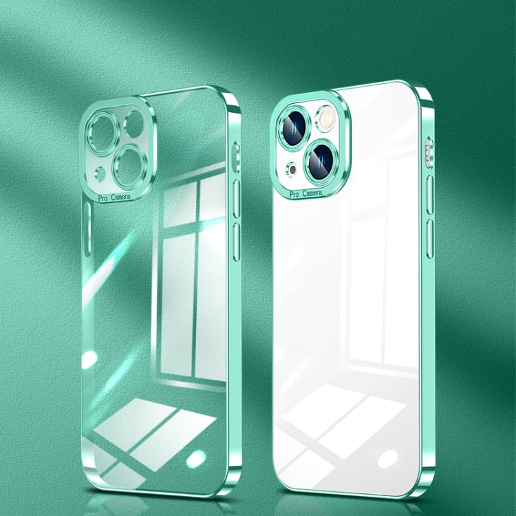 Custodia per telefono ad alta trasparenza placcata in cristallo, For iPhone 14, For iPhone 14 Plus