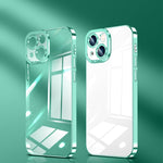 Custodia per telefono ad alta trasparenza placcata in cristallo, For iPhone 14 Pro, For iPhone 14 Pro Max