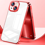 Custodia per telefono ad alta trasparenza placcata in cristallo, For iPhone 13 mini