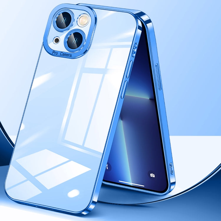 Custodia per telefono ad alta trasparenza placcata in cristallo, For iPhone 12 Pro Max, For iPhone 11