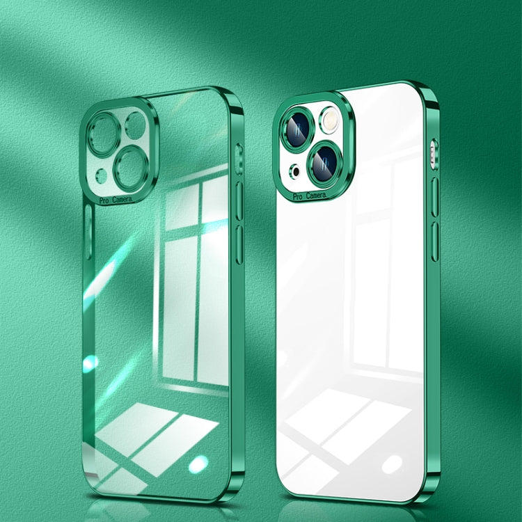 Custodia per telefono ad alta trasparenza placcata in cristallo, For iPhone 12 Pro Max, For iPhone 11