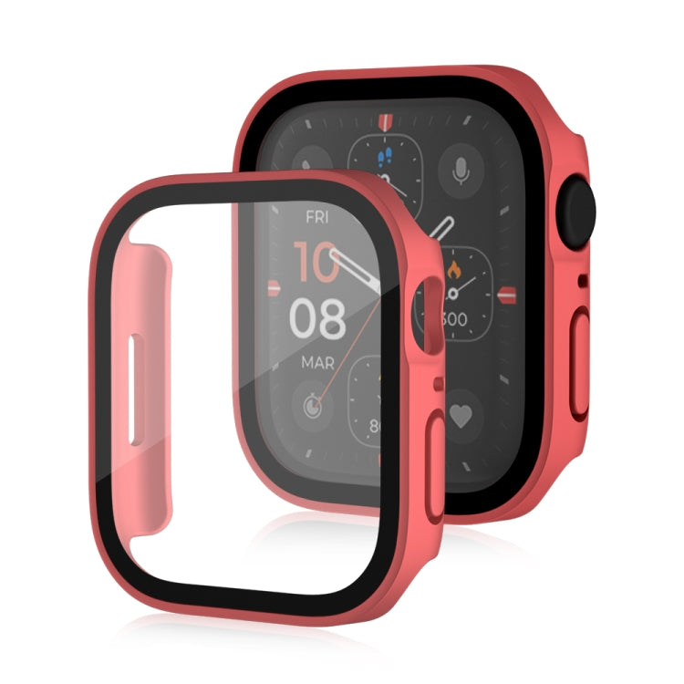 Cornice per PC Life Waterproof Frosted 2 in 1 + custodia protettiva in vetro temperato, For Apple Watch Series 9 / 8 / 7 45mm, For Apple Watch Series 9 / 8 / 7 41mm