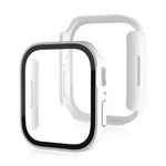 Cornice per PC Life Waterproof Frosted 2 in 1 + custodia protettiva in vetro temperato, For Apple Watch Series 6 / 5 / 4 / SE 44mm, For Apple Watch Series 6 / 5 / 4 / SE 40mm, For Apple Watch Series 8 / 7 41mm