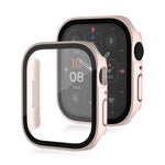 Cornice per PC Life Waterproof Frosted 2 in 1 + custodia protettiva in vetro temperato, For Apple Watch Series 6 / 5 / 4 / SE 44mm, For Apple Watch Series 6 / 5 / 4 / SE 40mm, For Apple Watch Series 8 / 7 41mm