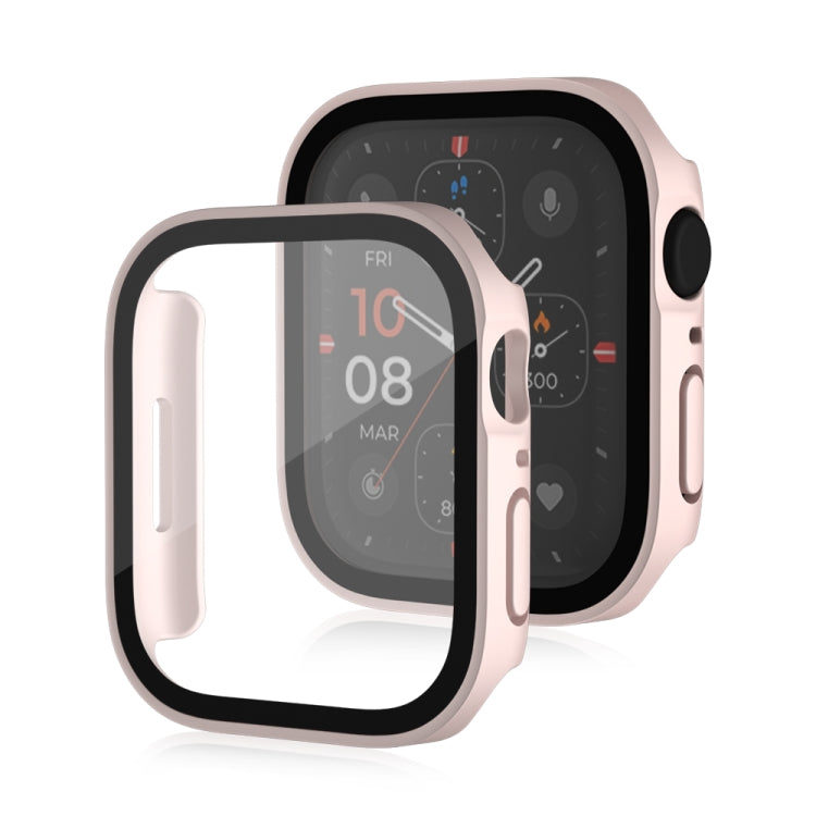 Cornice per PC Life Waterproof Frosted 2 in 1 + custodia protettiva in vetro temperato, For Apple Watch Series 6 / 5 / 4 / SE 44mm, For Apple Watch Series 6 / 5 / 4 / SE 40mm, For Apple Watch Series 8 / 7 41mm