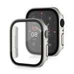 Cornice per PC Life Waterproof Frosted 2 in 1 + custodia protettiva in vetro temperato, For Apple Watch Series 6 / 5 / 4 / SE 44mm, For Apple Watch Series 6 / 5 / 4 / SE 40mm, For Apple Watch Series 8 / 7 41mm