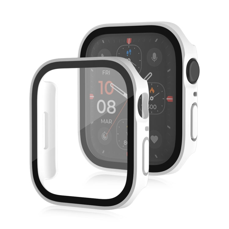 Cornice per PC Life Waterproof Frosted 2 in 1 + custodia protettiva in vetro temperato, For Apple Watch Series 6 / 5 / 4 / SE 44mm, For Apple Watch Series 6 / 5 / 4 / SE 40mm, For Apple Watch Series 8 / 7 41mm
