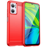 Custodia in TPU in fibra di carbonio con trama spazzolata, For Xiaomi Redmi 10 Prime+ 5G
