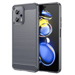 Custodia in TPU in fibra di carbonio con trama spazzolata, For Xiaomi Redmi Note 11E, For Xiaomi Redmi Note11T Pro 5G, For Xiaomi Redmi Note11T Pro+ 5G