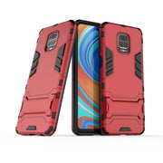 Custodia protettiva antiurto per PC + TPU con supporto, For Xiaomi Redmi Note 9 Pro Max, For Xiaomi Redmi Note 9S
