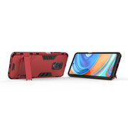Custodia protettiva antiurto per PC + TPU con supporto, For Xiaomi Redmi Note 9 Pro Max, For Xiaomi Redmi Note 9S