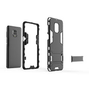 Custodia protettiva antiurto per PC + TPU con supporto, For Xiaomi Redmi Note 9 Pro Max, For Xiaomi Redmi Note 9S