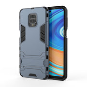 Custodia protettiva antiurto per PC + TPU con supporto, For Xiaomi Redmi Note 9 Pro Max, For Xiaomi Redmi Note 9S
