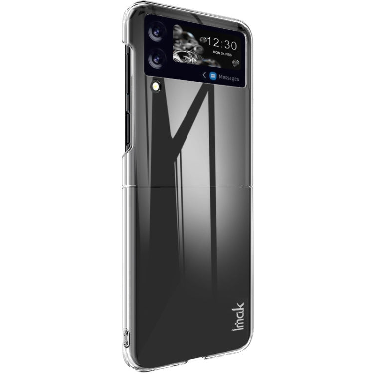 IMAK Wing II Custodia protettiva per PC Crystal Pro resistente all'usura, For Samsung Galaxy Z Flip4 5G