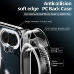 Custodia in cristallo di ghiaccio per PC + TPU, For Nothing Phone 1