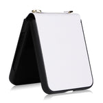 Custodia per telefono in pelle con trama twill con cordino, For Samsung Galaxy Z Flip4