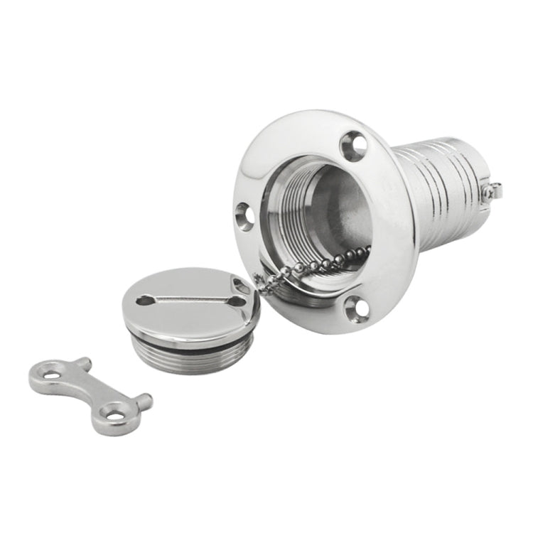 Bocchettone di rifornimento carburante universale per yacht in acciaio inossidabile, 1-1/2 inch, 2 inch