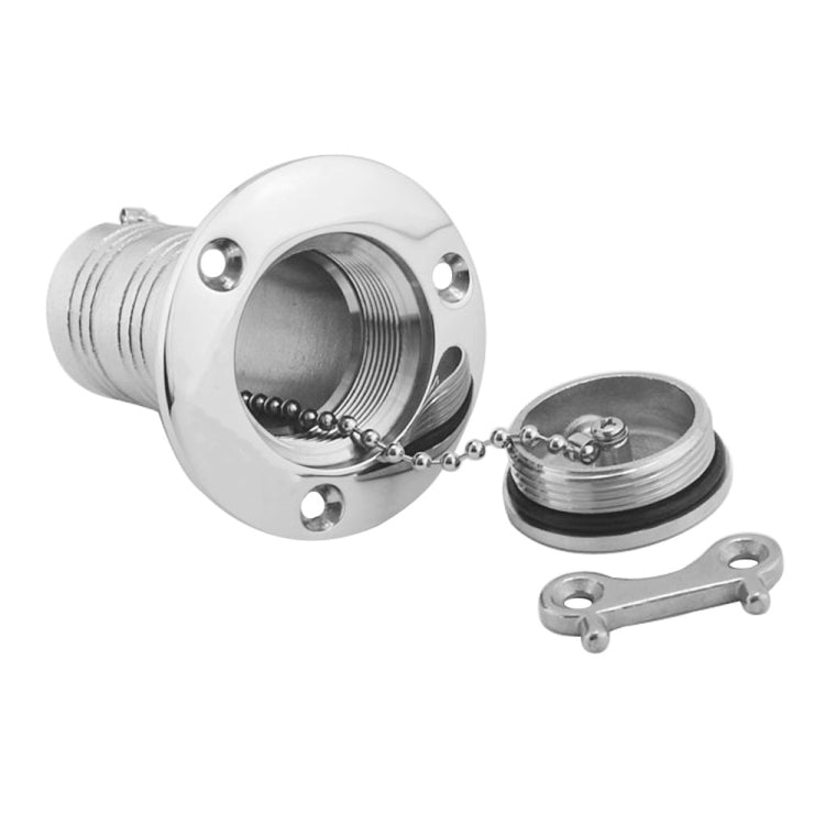 Bocchettone di rifornimento carburante universale per yacht in acciaio inossidabile, 1-1/2 inch, 2 inch
