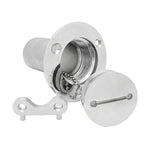 Bocchettone di rifornimento carburante universale per yacht in acciaio inossidabile, 1-1/2 inch, 2 inch