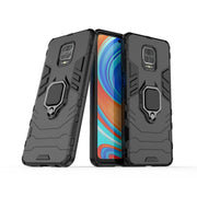 Guscio protettivo anticaduta PC + TPU con staffa ad anello magnetico, For Xiaomi Redmi Note 9 Pro Max, For Xiaomi Redmi Note 9S