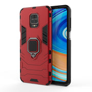 Guscio protettivo anticaduta PC + TPU con staffa ad anello magnetico, For Xiaomi Redmi Note 9 Pro Max, For Xiaomi Redmi Note 9S
