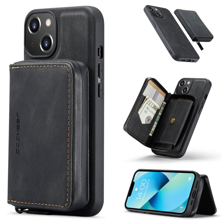 JEEHOOD Custodia per telefono in pelle a portafoglio con cerniera magnetica, For iPhone 14, For iPhone 14 Plus, For iPhone 14 Pro, For iPhone 14 Pro Max
