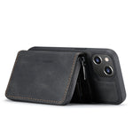JEEHOOD Custodia per telefono in pelle a portafoglio con cerniera magnetica, For iPhone 14, For iPhone 14 Plus, For iPhone 14 Pro, For iPhone 14 Pro Max